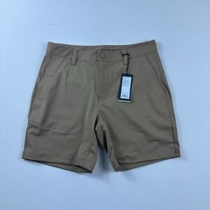 Rhone Commuter Shorts Men's 30 Flex Knit 7" Inseam Canyon Brown Stretch Golf